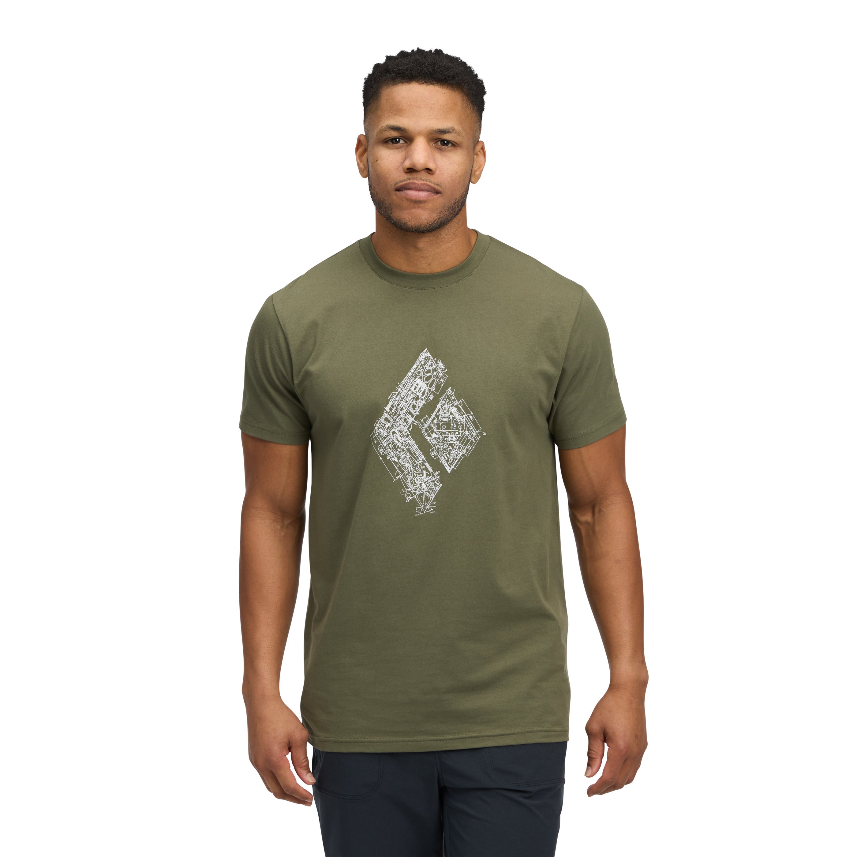 Men's Engineered Diamond Short Sleeve Tee