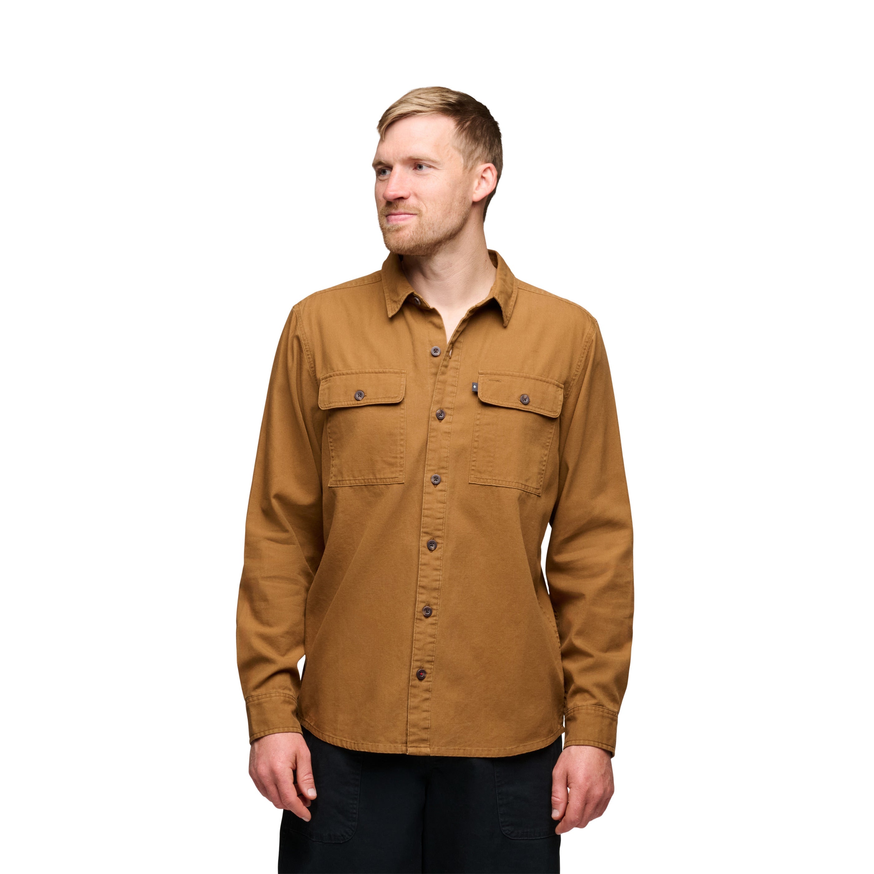 Men's Canvas Long Sleeve Shirt