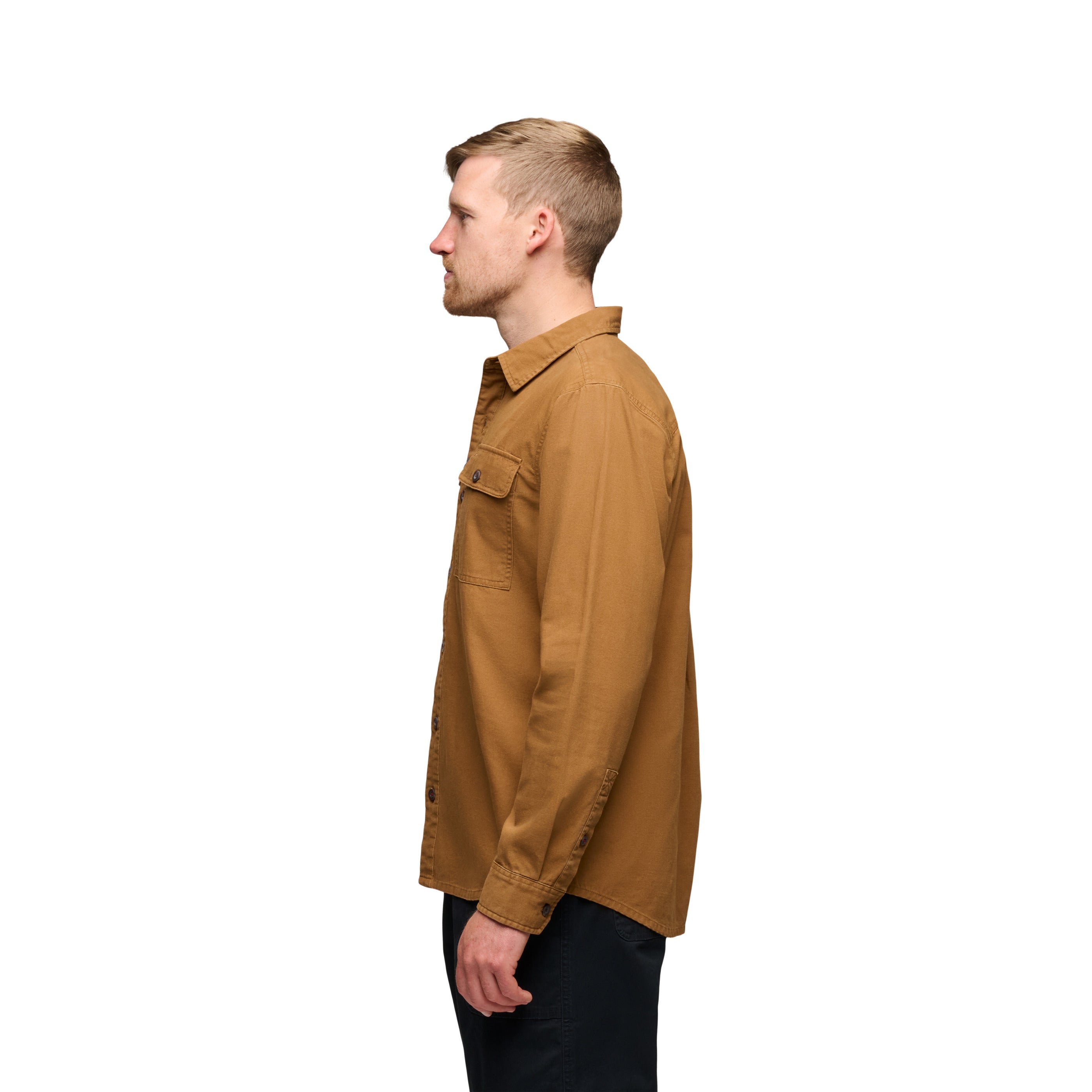 Men's Canvas Long Sleeve Shirt