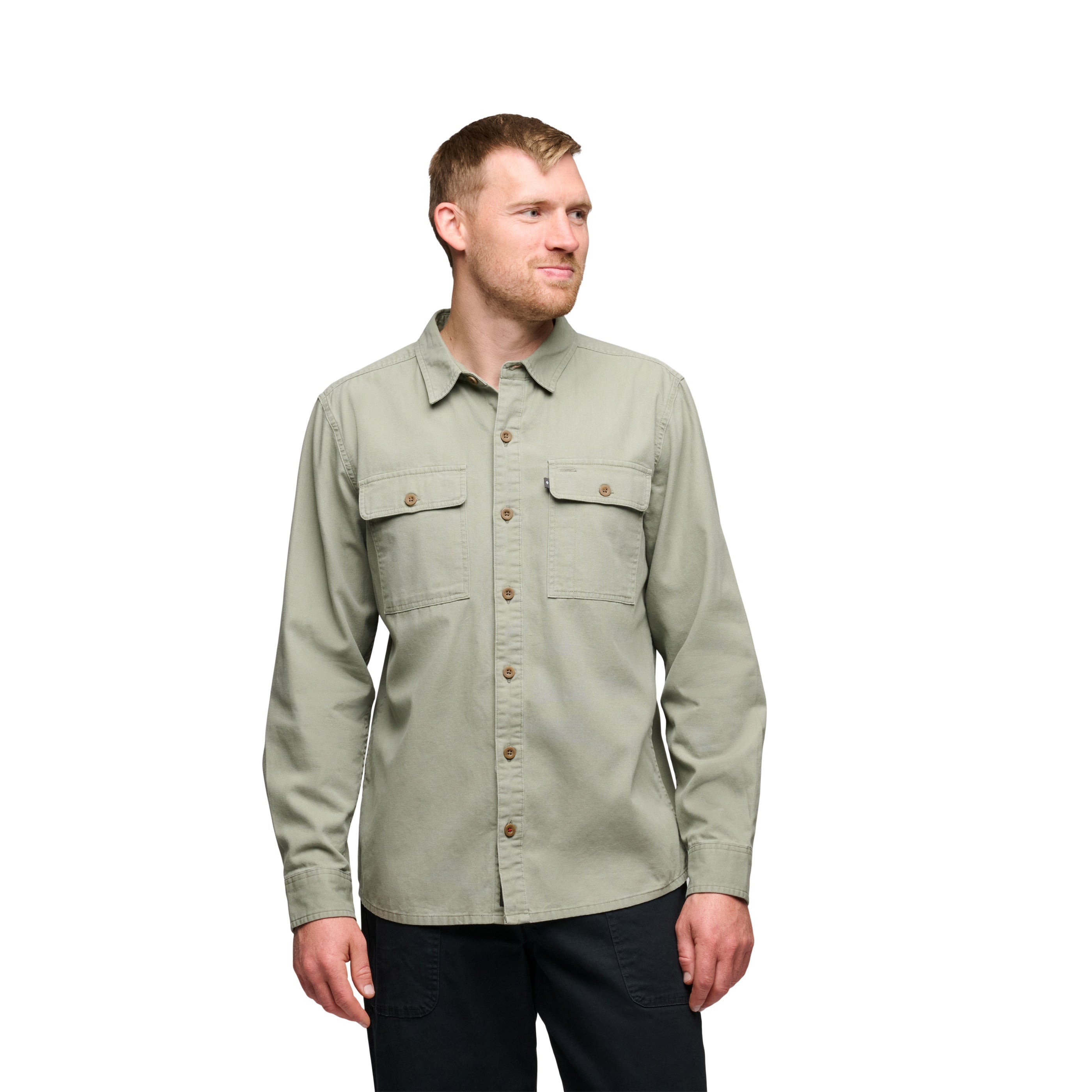 Men's Canvas Long Sleeve Shirt