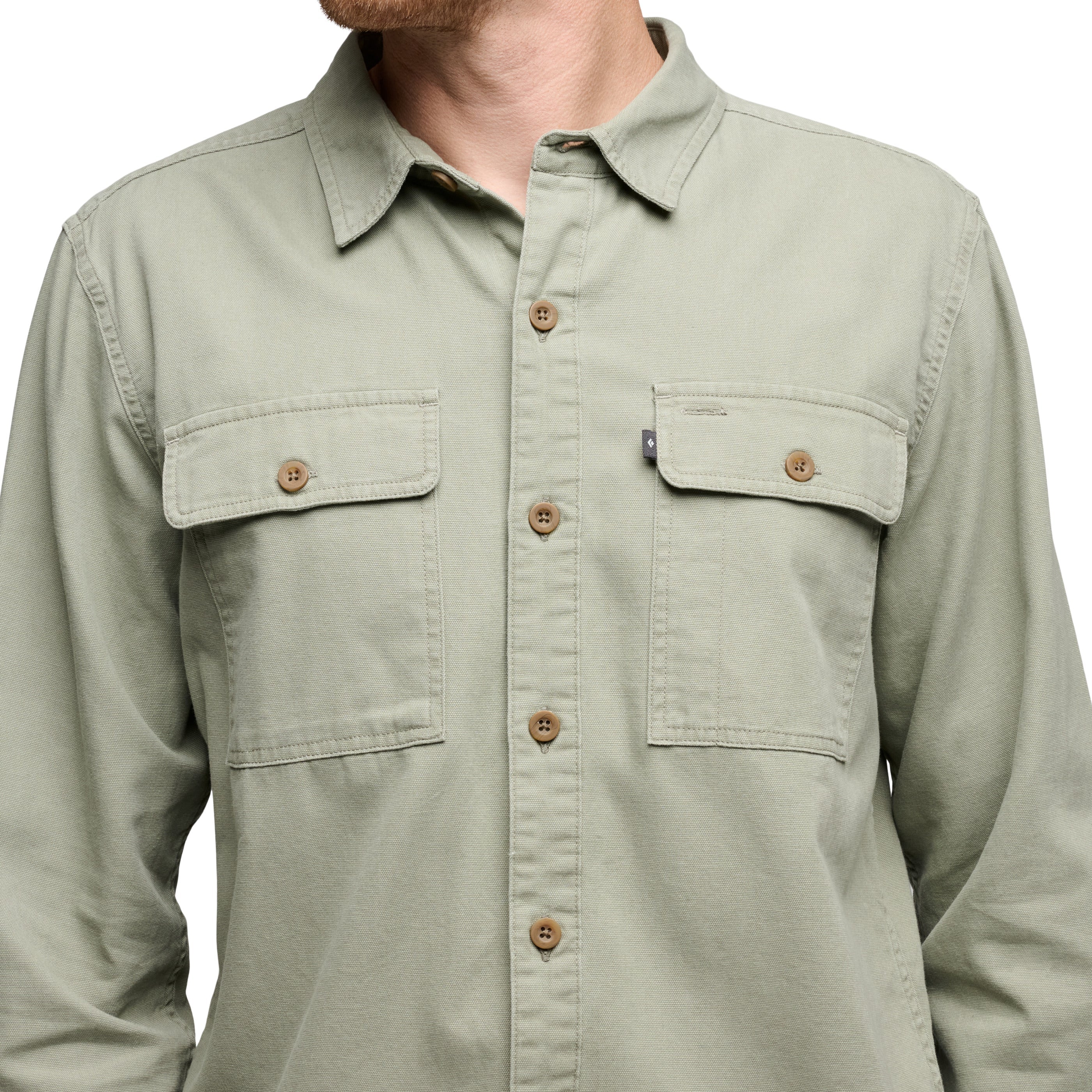 Men's Canvas Long Sleeve Shirt